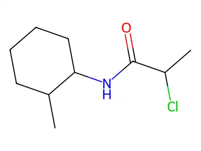 2-chloro-N-(2-methylcyclohexyl)propanamide structure