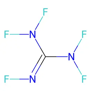 Pentafluoroguanidine structure