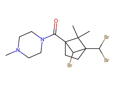 C15H23Br3N2O structure