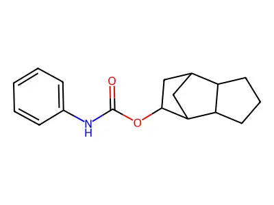 octahydro-1H-4,7-methanoinden-5-yl phenylcarbamate structure