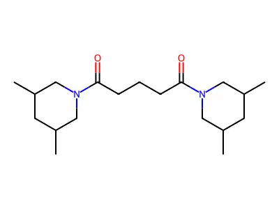 1,5-Bis(3,5-dimethylpiperidin-1-yl)pentane-1,5-dione structure
