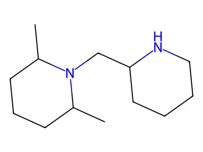 2,6-Dimethyl-1-(piperidin-2-ylmethyl)piperidine structure