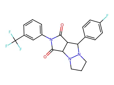 C21H17F4N3O2 structure