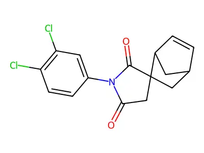 1'-(3,4-Dichlorophenyl)spiro[bicyclo[2.2.1]hept-5-ene-2,3'-pyrrolidine]-2',5'-dione structure