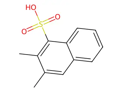 Dimethylnaphthalenesulphonic acid structure