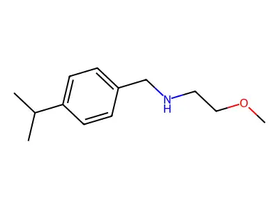 N-(4-isopropylbenzyl)-N-(2-methoxyethyl)amine structure