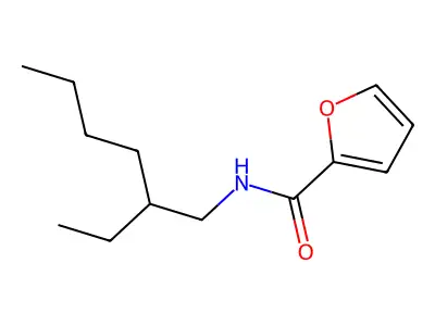 N-(2-ethylhexyl)furan-2-carboxamide structure