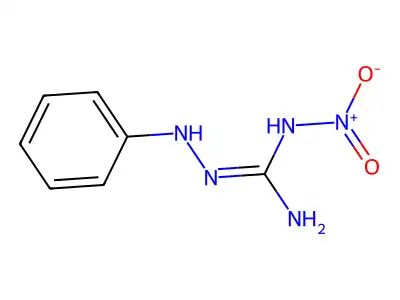 2-Anilino-1-nitroguanidine structure