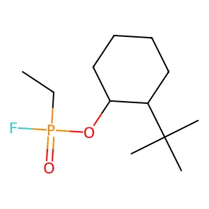 2-tert-Butylcyclohexyl ethylphosphonofluoridate structure