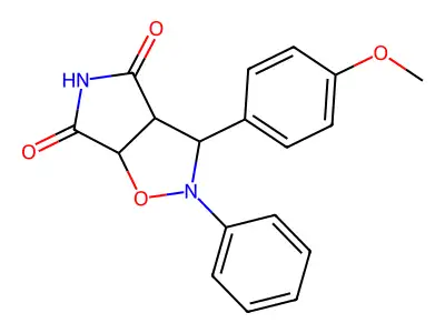 3-(4-Methoxy-phenyl)-2-phenyl-tetrahydro-pyrrolo[3,4-d]isoxazole-4,6-dione structure