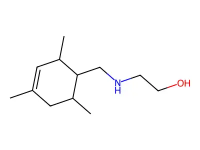 2-[(2,4,6-Trimethylcyclohex-3-en-1-yl)methylamino]ethanol structure