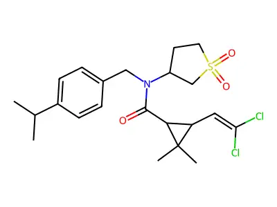 C22H29Cl2NO3S structure