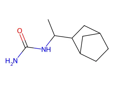 (1-{Bicyclo[2.2.1]heptan-2-yl}ethyl)urea structure