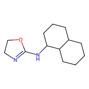 十氢-N-(2-噁唑啉-2-基)-1-萘胺 structure