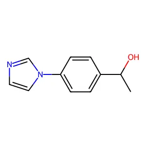 (1R)-1-(4-(1H-imidazol-1-yl)phenyl)ethan-1-ol structure