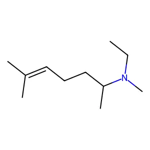 N-乙基-N,1,5-三甲基-4-己烯胺 structure