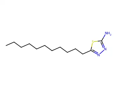 5-Undecyl-1,3,4-thiadiazol-2-ylamine structure