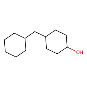 Cyclohexanol, 4-(cyclohexylmethyl)- structure