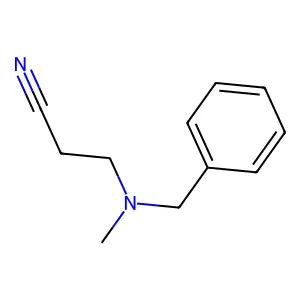 3-[Benzyl(methyl)amino]propanenitrile structure