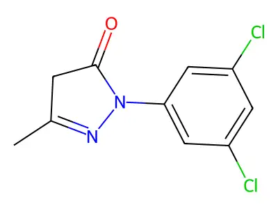 2-(3,5-dichlorophenyl)-5-methyl-4H-pyrazol-3-one structure