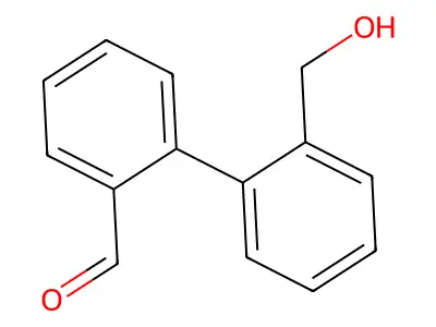2'-(Hydroxymethyl)-[1,1'-biphenyl]-2-carbaldehyde structure