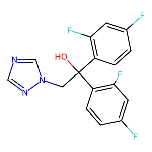 1H-1,2,4-Triazole-1-ethanol, alpha,alpha-bis(2,4-difluorophenyl)- structure
