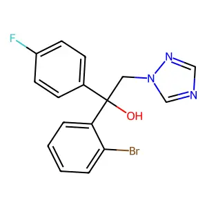 1H-1,2,4-Triazole-1-ethanol, alpha-(2-bromophenyl)-alpha-(4-fluorophenyl)- structure