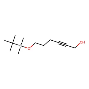 2-Hexyn-1-ol, 6-[[(1,1-dimethylethyl)dimethylsilyl]oxy]- structure