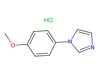 1-(4-methoxyphenyl)-1H-imidazolium chloride structure