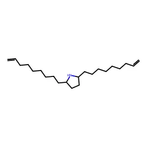 2,5-Di(non-8-enyl)pyrrolidine structure
