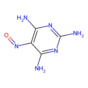 5-Nitroso-2,4,6-pyrimidinetriamine structure