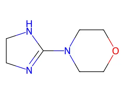 4-(4,5-dihydro-1H-imidazol-2-yl)morpholine structure