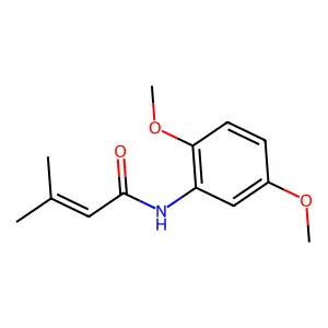 2-Butenamide, N-(2,5-dimethoxyphenyl)-3-methyl- structure