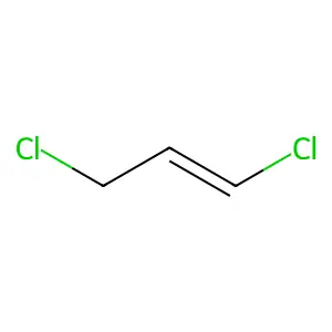 (E)-1,3-Dichloropropene structure