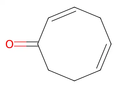 2,5-Cyclooctadien-1-one structure