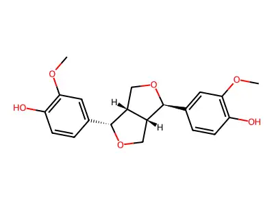 (+-)-Pinoresinol structure