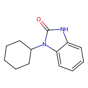 1-Cyclohexyl-3H-1,3-benzodiazol-2-one structure