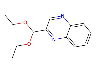 2-(Diethoxymethyl)quinoxaline structure