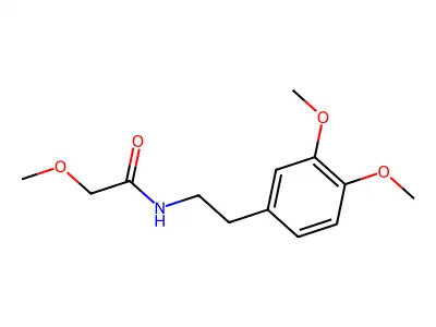 N-[2-(3,4-dimethoxyphenyl)ethyl]-2-methoxyacetamide structure