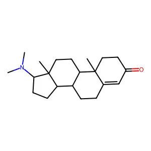 17-(Dimethylamino)androst-4-en-3-one structure