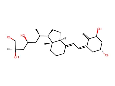 1,23,25,26-Tetrahydroxyvitamin D3 structure