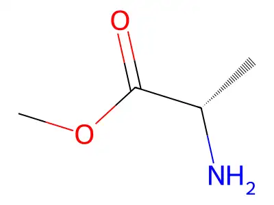 L-Alanine methyl ester structure