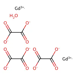 草酸钆 structure