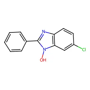 6-chloro-2-phenyl-1H-1,3-benzimidazol-1-ol structure