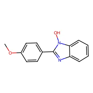 2-(4-methoxyphenyl)-1H-1,3-benzimidazol-1-ol structure