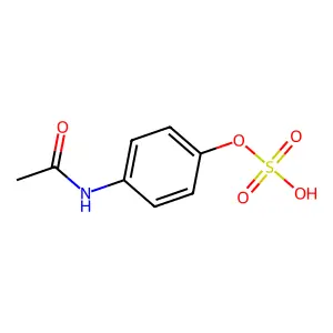 Acetaminophen sulfate structure