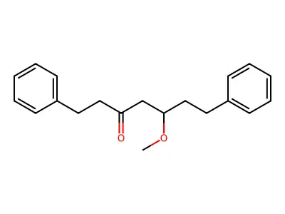 5-Methoxy-1,7-diphenyl-3-heptanone structure