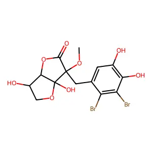 Methylrhodomelol structure