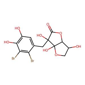 Rhodomelol structure