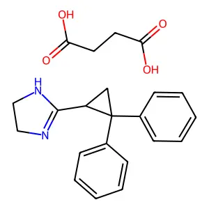 Cibenzoline Succinate structure